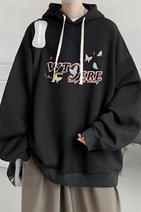连帽卫衣男大码胖子帽衫大号运动服WY2443-P35图片