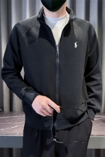 1001-M-3XL-P88秋季休闲男士运动针织刺绣简约纯色毛衣开衫外套，男装针织衫/毛衣，电商B255