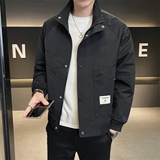 秋季新款宽松休闲男装工装外套男士短款衣服JK96044，男装工装外套，星座516A