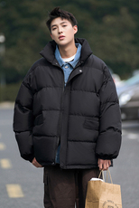 现货一万件抖音直播牛仔假两件大码棉衣情侣棉服8218P118，男装棉衣，电商A030