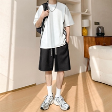 新款休闲短袖套装，男装休闲套装，星座1106-2（原1111B）