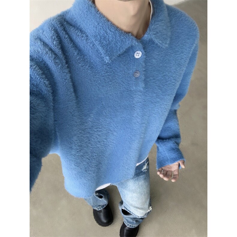 现货！24亲肤马海毛套头针织衫MY03--P105,男装针织衫/毛衣,电商B288