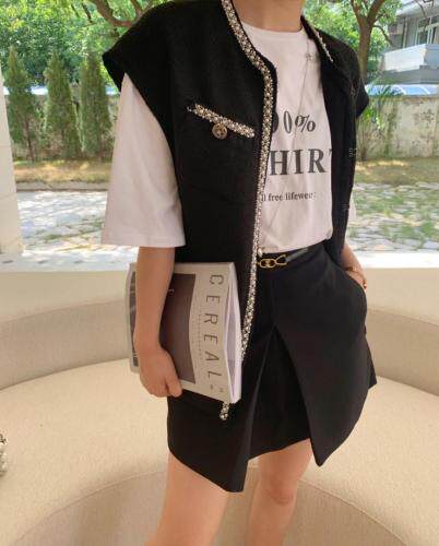 编织马甲，女装马夹，HE