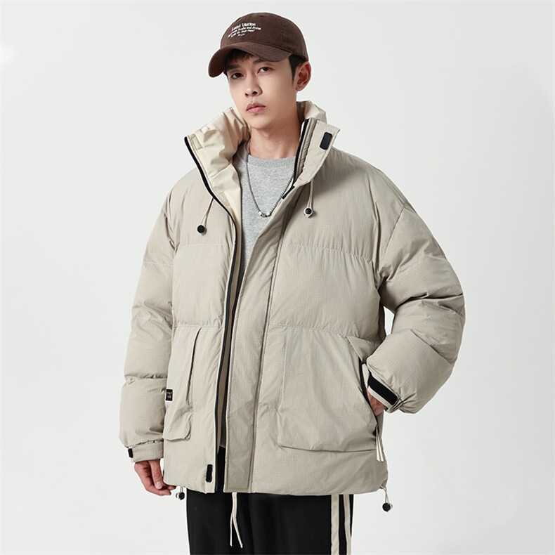 特大码棉衣冬潮流胖子立领保暖加肥加大羽绒棉服A436-2360-P110,男装棉衣,电商A436