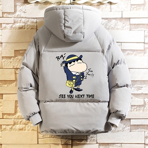 加厚加绒连帽衣男大码服男面包服男 砖墙 MY16240-P100图片