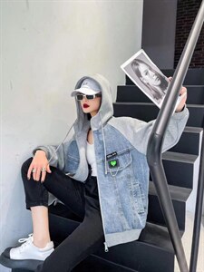 牛仔外套现货图片