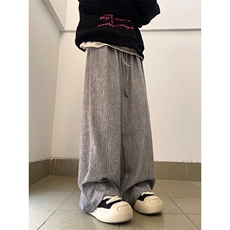 05秋冬季新款条纹阔腿休闲裤褶皱感设计阔腿裤XZ211-1-K2363-P55，男装休闲裤，星座211-1