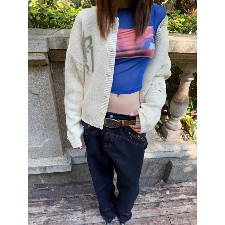 有货DMY039-特批65抖音得物高质量费尔岛加厚针织衫,男装针织衫/毛衣,星座603-2