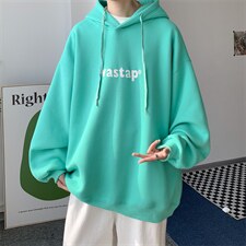 ！22秋季新款宽松大码港风wasap连帽卫衣LW1909-P35控58，男装卫衣，星座508（原C305）