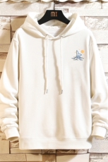 纯棉连帽卫衣男大码运动帽衫宽松薄WY2364-P35加绒款-P40砖墙，男装卫衣，电商A040A