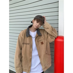 秋季新款美式复古夹克水洗外套 N1227 P80图片
