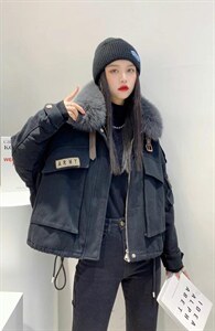 毛领派克服图片