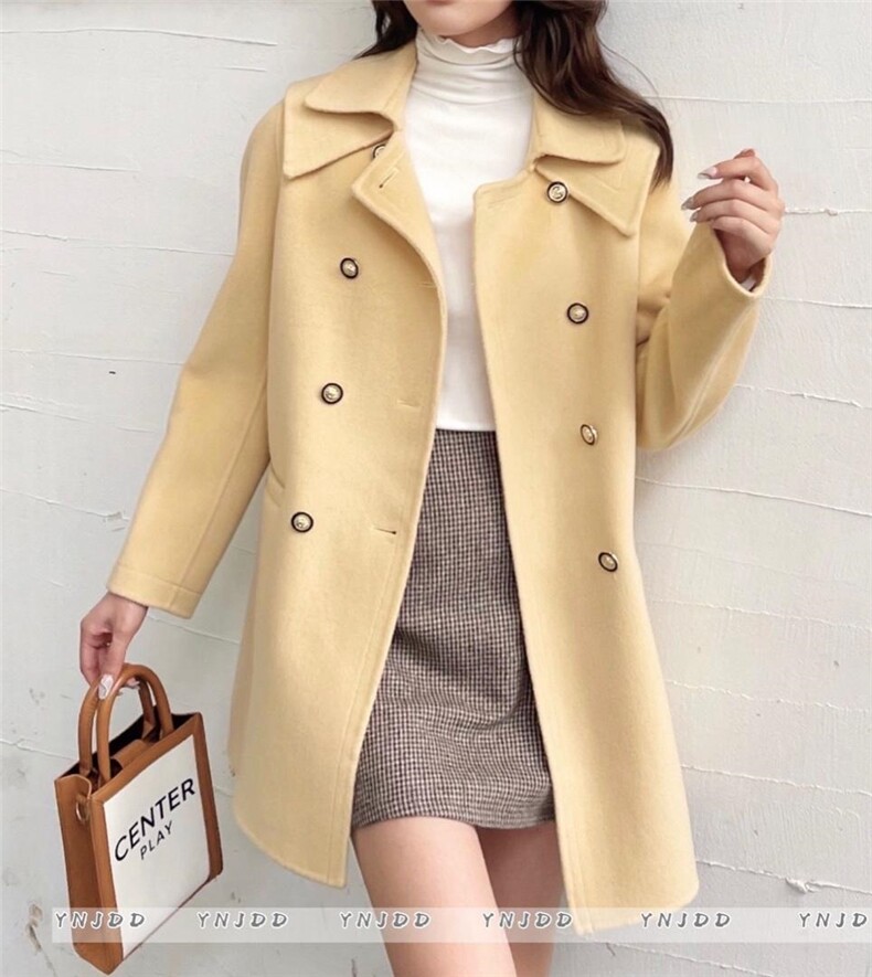 【现货】双面羊绒大衣冬季，其它，YNJDD