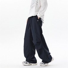 8XL-M春夏美式工装裤子大码冲锋裤休闲直筒褶皱伞兵裤KZ1950/P48，男装工装外套，电商B238