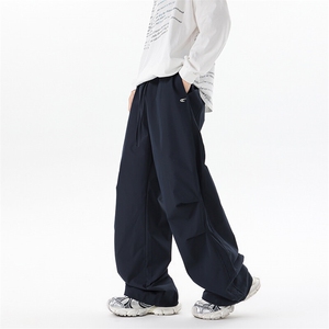 8XL-M春夏美式工装裤子大码冲锋裤休闲直筒褶皱伞兵裤KZ1950/P48图片