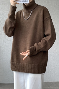 8XL-M 神款搭配！！！特大码高领毛衣男打底衫百搭内搭MY1214P45图片