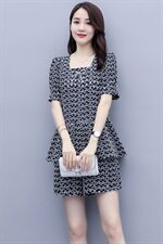 2024夏装新款时尚刺绣短裤套装套裤，女装套装/套裙，尚洛菲