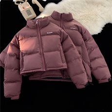 平铺冬装2023中性短款面包服棉衣男女情侣冬季棉服外套S279-P108，男装棉衣，电商A233-1