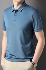 AL5901钱塘2020-3夏季新款男士短袖T恤翻领纯色休闲上衣P52，男装T恤，钱塘207-3