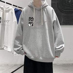 连帽卫衣男大码胖子帽衫大号运动服WY2431-P35图片