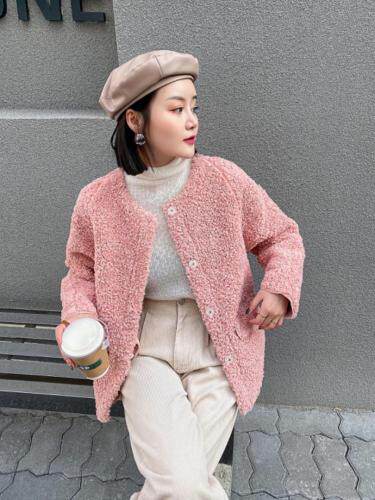 冬季颗粒外套，女装，淳沐