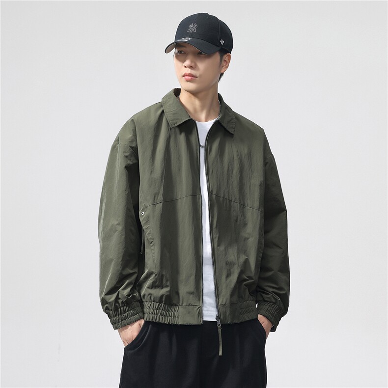 2025款时尚有型两面穿翻领休闲夹克F0953-P105控199,男装夹克,电商D215