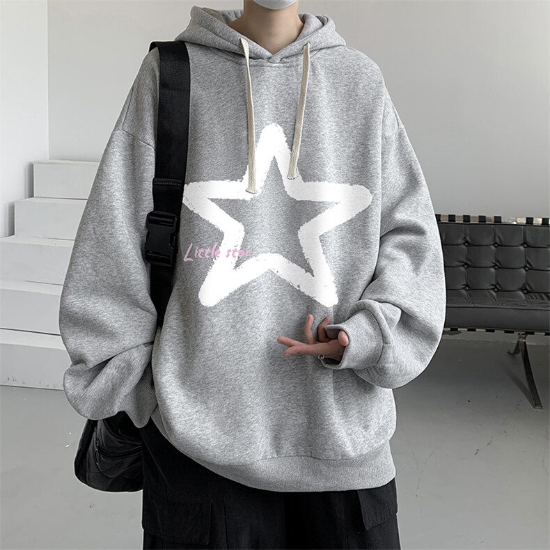 连帽卫衣男大码运动服帽衫外套WY2286-P35加绒款-P40,男装卫衣,电商A040