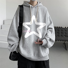 连帽卫衣男大码运动服帽衫外套WY2286-P35加绒款-P40，男装卫衣，电商A040