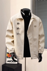 1美式复古飞机扣可拆卸胸针PU皮大码M-5XL夹克男JK77768P105控148，男装夹克，星座226-2