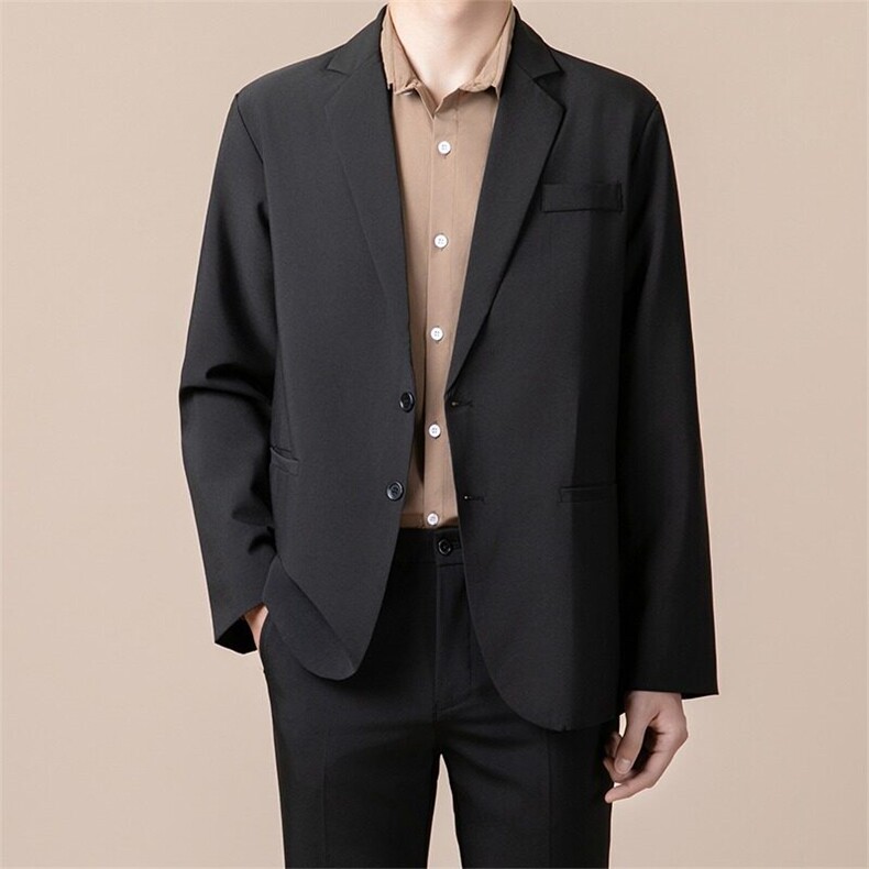 轻熟风小西装男士外套春秋季韩版潮流务休闲西服上衣W24/P60,男装西服,星座506