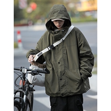 C2015-TP90控158-秋季户外冲锋衣女Cityboy宽松潮牌日系夹克男，男装夹克，电商A102-1