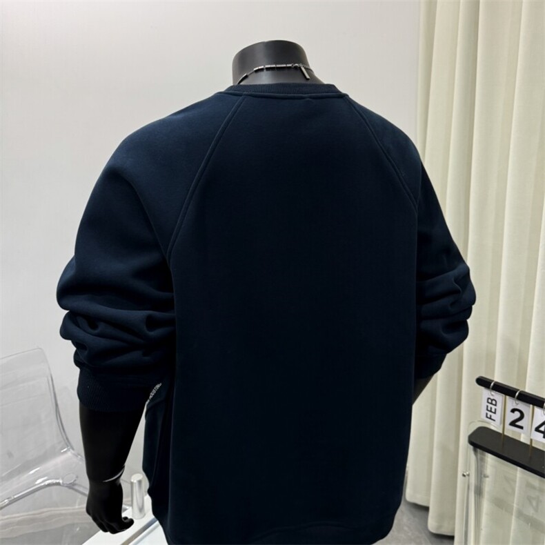 纯色简约卫衣男春秋季美式潮牌设计感宽松cleanfit情侣款上衣外套,男装卫衣,星座809A(原222-1)