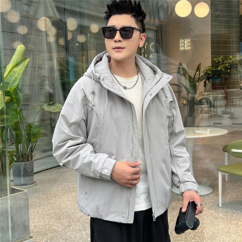3916 P135 2025新款棉服加棉冲风衣夹克外套图片