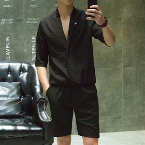 夏季休闲运动套装夜场服务生工作服两件套钱塘6005-366-特图片