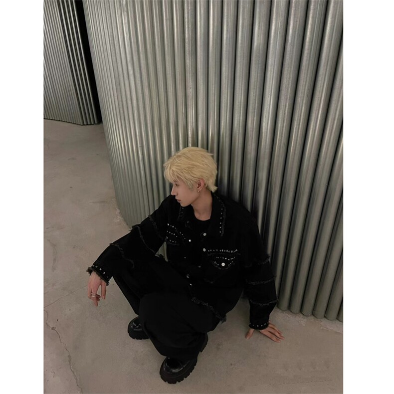 痞帅男士柳丁黑暗风夹克休闲男JKT01-P65,男装夹克,星座1109-3