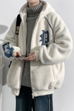 2023冬上新加绒加厚保暖棉衣羊羔绒连帽外套男女987-P110控价158，男装棉衣，电商A441-1