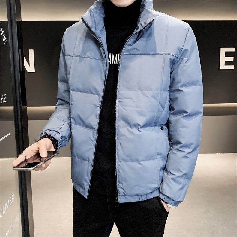 店主风棉衣男 2024冬季新款纯色修身跑量立领棉服外套MY2382-p125图片