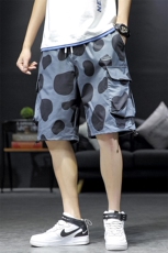 2024夏季新款日系沙发大码绣标帅气短裤M-5XHK21186-P35，男装牛仔裤，电商A022
