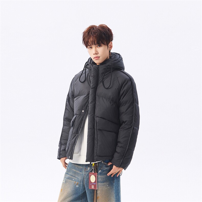 羽绒服连帽高品质保暖cityboy情侣冬90白鸭绒2025SYR2602-P270,男装羽绒服,星座610B-1