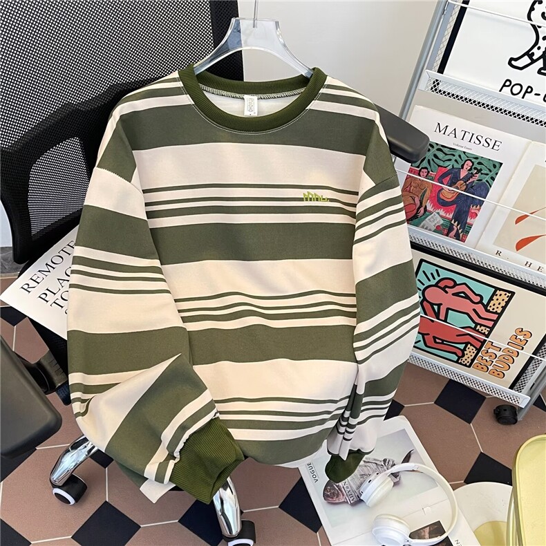 秋冬卫衣男秋季韩版新款圆领宽松上衣chic港风潮流WY18-P38，男装卫衣，星座308B-2