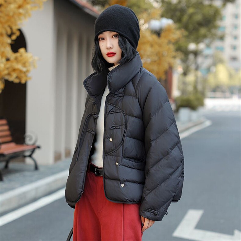 YGYL24冬季新款现货时尚百搭韩版白鸭绒羽绒服,女装羽绒服,阳光伊恋