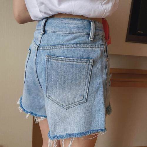 牛仔短裤，女装，可家 cutiesister
