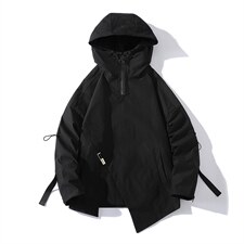 现货7XL-M大码立领棉衣男冬季新款加厚机能冲锋衣男支持各种活动图片
