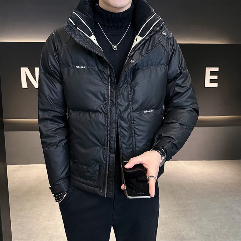 店主风时尚立领短款羽绒服男冬季保暖外套B328-2262-P165,男装羽绒服,电商B328