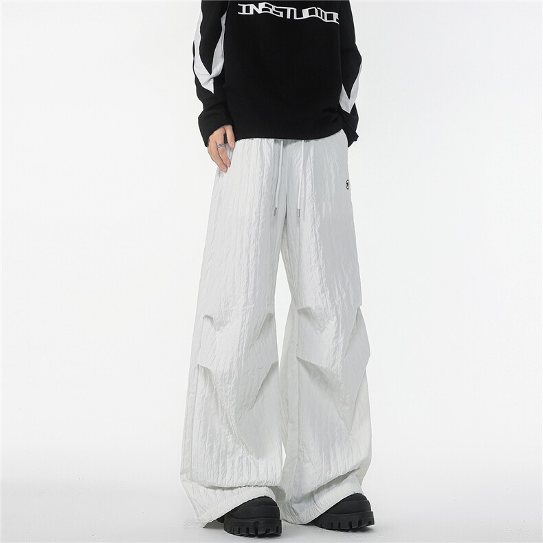 8XL-M新款速干肌理感直筒工装裤男宽松早秋休闲裤阔腿裤K9172P68,男装工装外套,电商D206-1