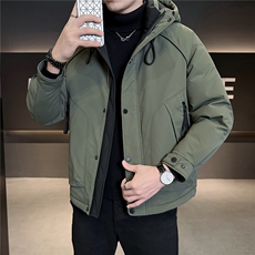 M-4XLB3533725P235黄色连帽羽绒男士冲锋衣【308】，男装夹克，电商B353