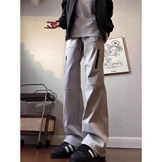 美式机能风冲锋裤男户外运动工装裤子宽松阔腿裤HK1P39，男装工装外套，星座1112-1