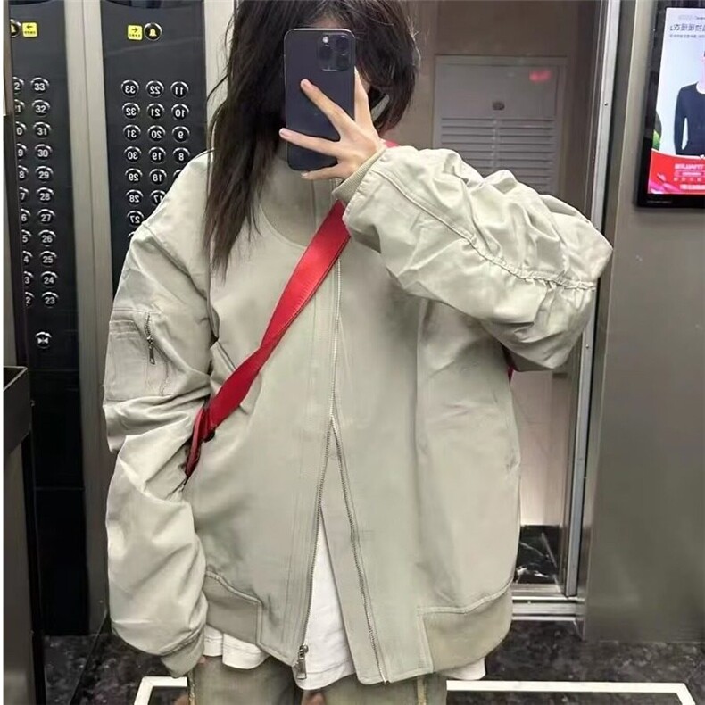 DA2379-P65春秋季新款夹男女同款潮牌休闲宽松棒球服-网图现货图片