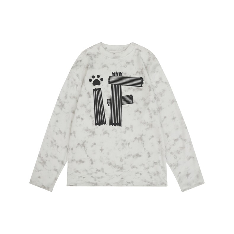 260克重磅扎染德绒圆领打底衫【有货】HD019-DR25348RL-P25，男装T恤，电商019-1