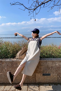 新款现货，两件套背带裙B276-5820-P145-K218图片